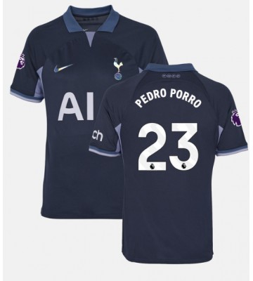 Tottenham Hotspur Pedro Porro #23 Replika Udebanetrøje 2023-24 Kortærmet